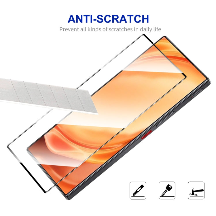 For ZTE Nubia Z50 Ultra 2pcs ENKAY Hat-Prince Full Glue High Aluminum-silicon Tempered Glass Film - ZTE Tempered Glass by ENKAY | Online Shopping UK | buy2fix