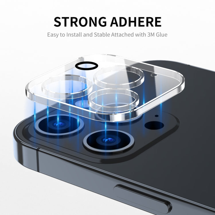 For iPhone 16 / 16 Plus 2pcs ENKAY Hat-Prince 9H Rear Camera Lens Tempered Glass Film by ENKAY