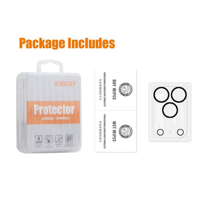 For iPhone 17 Pro ENKAY Hat-Prince 9H Rear Camera Lens Tempered Glass Film - iPhone 17 Pro Tempered Glass by ENKAY | Online Shopping UK | buy2fix