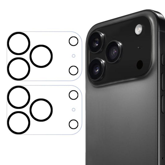 For iPhone 17 Pro 2pcs ENKAY Hat-Prince 9H Rear Camera Lens Tempered Glass Film - iPhone 17 Pro Tempered Glass by ENKAY | Online Shopping UK | buy2fix