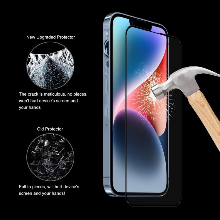 For iPhone 16e ENKAY Full Glue High Aluminum-silicon Tempered Glass Film - iPhone 16e Tempered Glass by ENKAY | Online Shopping UK | buy2fix
