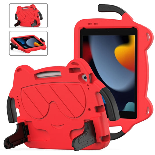For iPad 10.2 2019 / 2020 / 2021 Ice Baby EVA Shockproof Hard PC Tablet Case(Red+Black) - iPad 10.2 Cases by buy2fix | Online Shopping UK | buy2fix