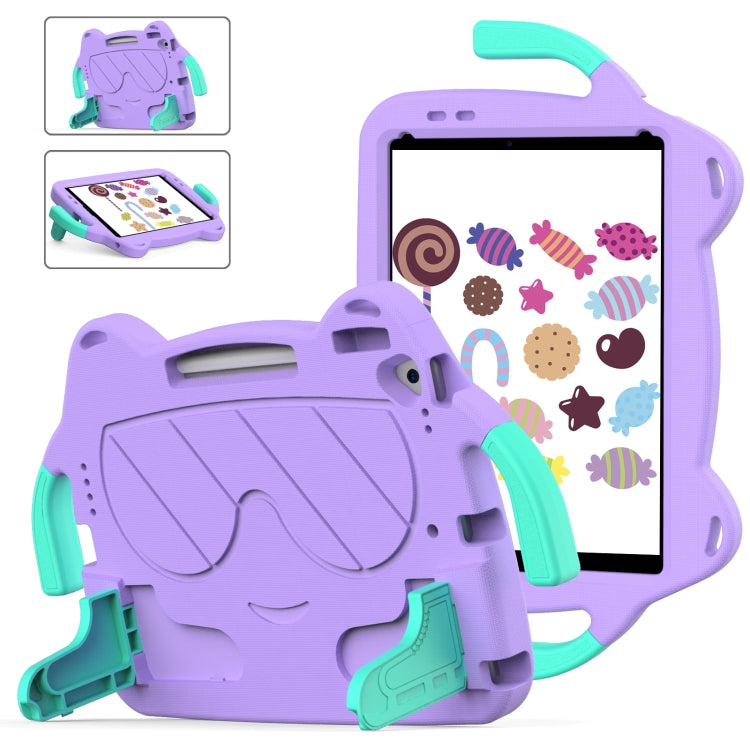 For iPad 10.2 2019 / 2020 / 2021 Ice Baby EVA Shockproof Hard PC Tablet Case(LightePurple+Mint Green) - iPad 10.2 Cases by buy2fix | Online Shopping UK | buy2fix