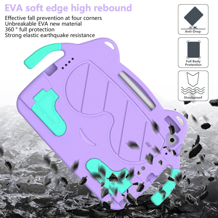 For iPad 10.2 2019 / 2020 / 2021 Ice Baby EVA Shockproof Hard PC Tablet Case(LightePurple+Mint Green) - iPad 10.2 Cases by buy2fix | Online Shopping UK | buy2fix