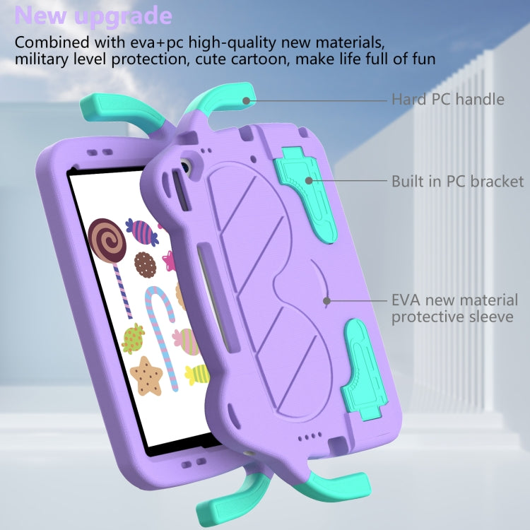 For iPad 10.2 2019 / 2020 / 2021 Ice Baby EVA Shockproof Hard PC Tablet Case(LightePurple+Mint Green) - iPad 10.2 Cases by buy2fix | Online Shopping UK | buy2fix