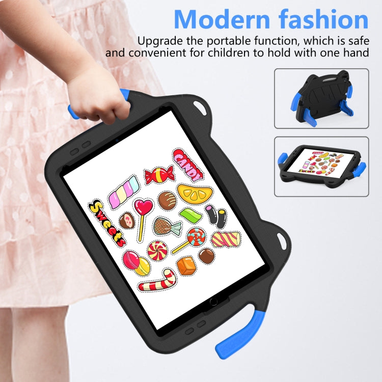 For iPad 10.2 2019 / 2020 / 2021 Ice Baby EVA Shockproof Hard PC Tablet Case(Black+Blue) - iPad 10.2 Cases by buy2fix | Online Shopping UK | buy2fix