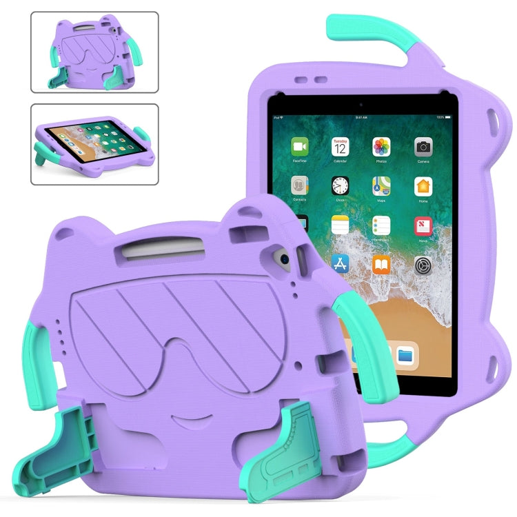 For iPad Pro 10.5 / Air 3 10.5 2019 Ice Baby EVA Shockproof Hard PC Tablet Case(LightePurple+Mint Green) - iPad 10.2 Cases by buy2fix | Online Shopping UK | buy2fix