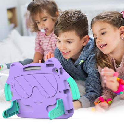 For iPad Pro 10.5 / Air 3 10.5 2019 Ice Baby EVA Shockproof Hard PC Tablet Case(LightePurple+Mint Green) - iPad 10.2 Cases by buy2fix | Online Shopping UK | buy2fix