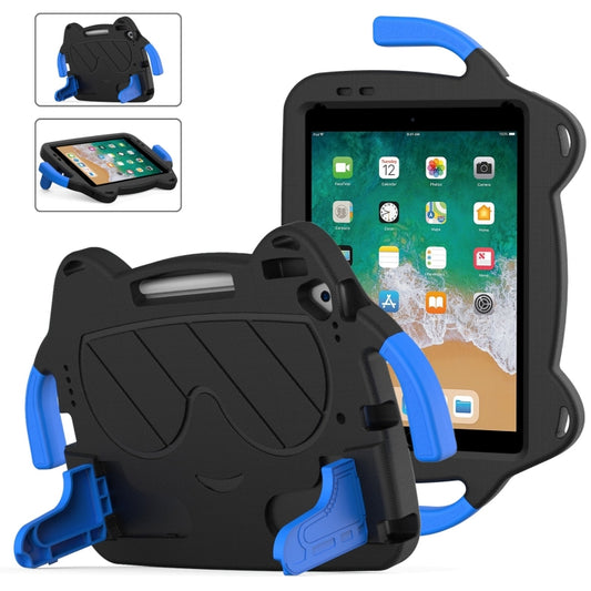 For iPad Pro 10.5 / Air 3 10.5 2019 Ice Baby EVA Shockproof Hard PC Tablet Case(Black+Blue) - iPad 10.2 Cases by buy2fix | Online Shopping UK | buy2fix
