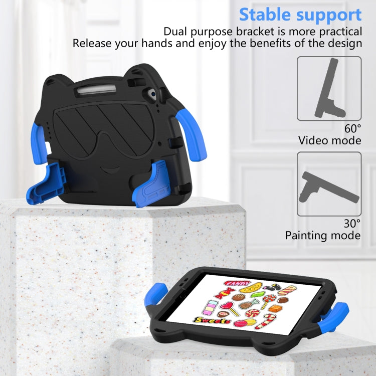 For iPad Pro 10.5 / Air 3 10.5 2019 Ice Baby EVA Shockproof Hard PC Tablet Case(Black+Blue) - iPad 10.2 Cases by buy2fix | Online Shopping UK | buy2fix