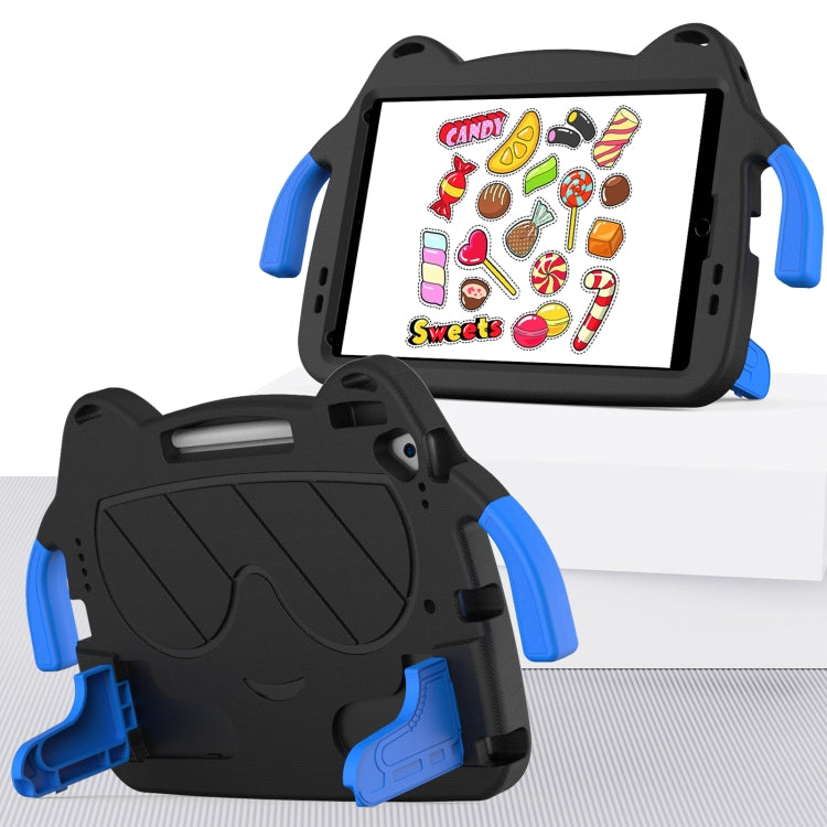 For iPad Pro 10.5 / Air 3 10.5 2019 Ice Baby EVA Shockproof Hard PC Tablet Case(Black+Blue) - iPad 10.2 Cases by buy2fix | Online Shopping UK | buy2fix