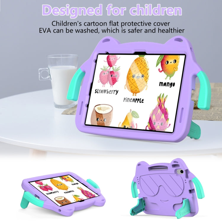 For iPad Air 11 2024 / 2025 Ice Baby EVA Shockproof Hard PC Tablet Case(LightePurple+Mint Green) - iPad Air 11 2025 / 2024 Cases by buy2fix | Online Shopping UK | buy2fix