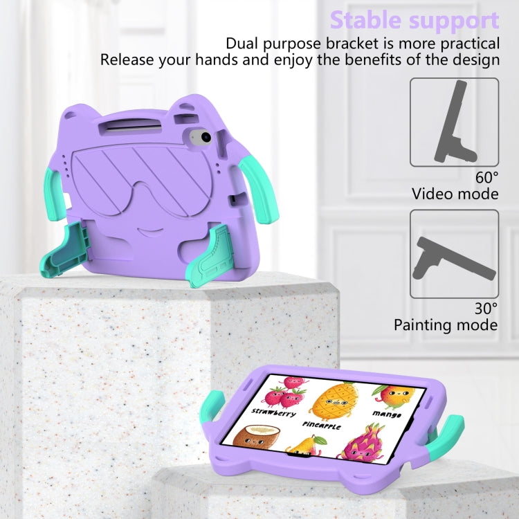 For iPad Air 11 2024 / 2025 Ice Baby EVA Shockproof Hard PC Tablet Case(LightePurple+Mint Green) - iPad Air 11 2025 / 2024 Cases by buy2fix | Online Shopping UK | buy2fix