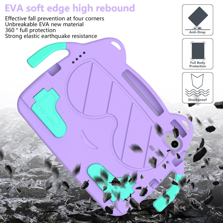 For iPad Air 11 2024 / 2025 Ice Baby EVA Shockproof Hard PC Tablet Case(LightePurple+Mint Green) - iPad Air 11 2025 / 2024 Cases by buy2fix | Online Shopping UK | buy2fix