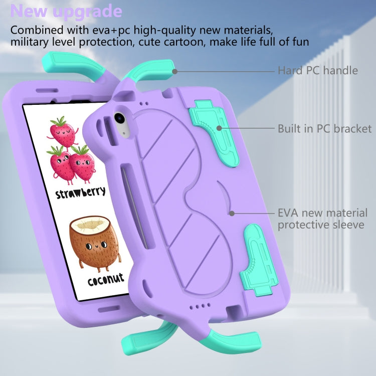 For iPad Air 11 2024 / 2025 Ice Baby EVA Shockproof Hard PC Tablet Case(LightePurple+Mint Green) - iPad Air 11 2025 / 2024 Cases by buy2fix | Online Shopping UK | buy2fix