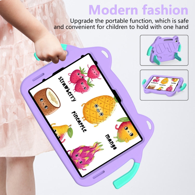 For iPad Air 11 2024 / 2025 Ice Baby EVA Shockproof Hard PC Tablet Case(LightePurple+Mint Green) - iPad Air 11 2025 / 2024 Cases by buy2fix | Online Shopping UK | buy2fix