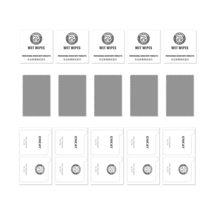 For iPhone 17 5pcs ENKAY Hat-Prince 28° Anti-peeping Tempered Glass Protector Full Screen Film - iPhone 17 Tempered Glass by ENKAY | Online Shopping UK | buy2fix