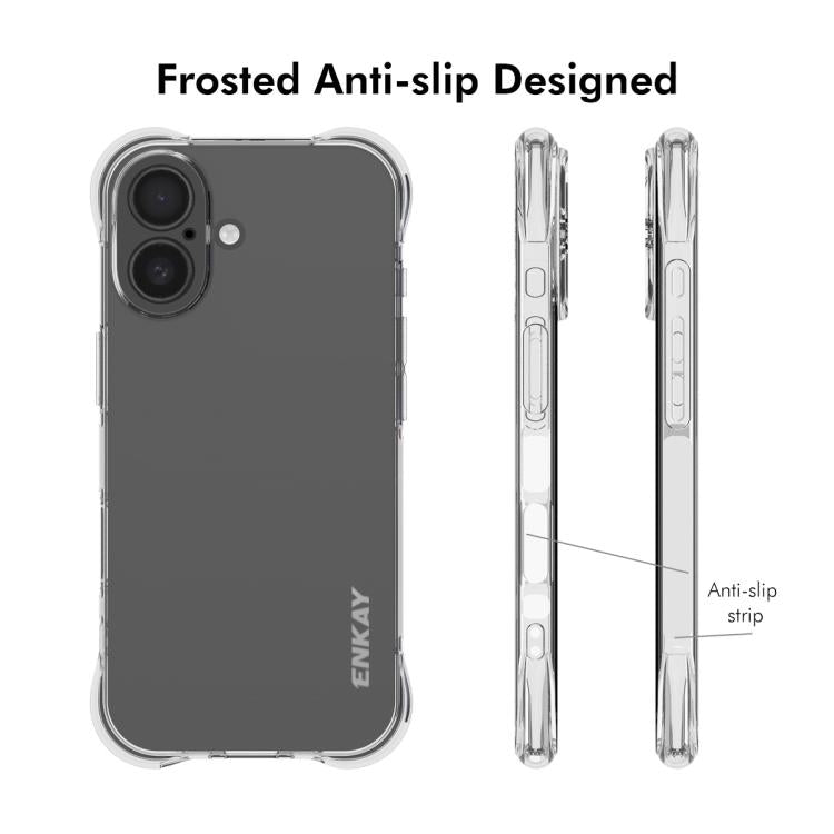 For iPhone 17 ENKAY Hat-Prince Transparent TPU Shockproof Phone Case - iPhone 17 Cases by ENKAY | Online Shopping UK | buy2fix
