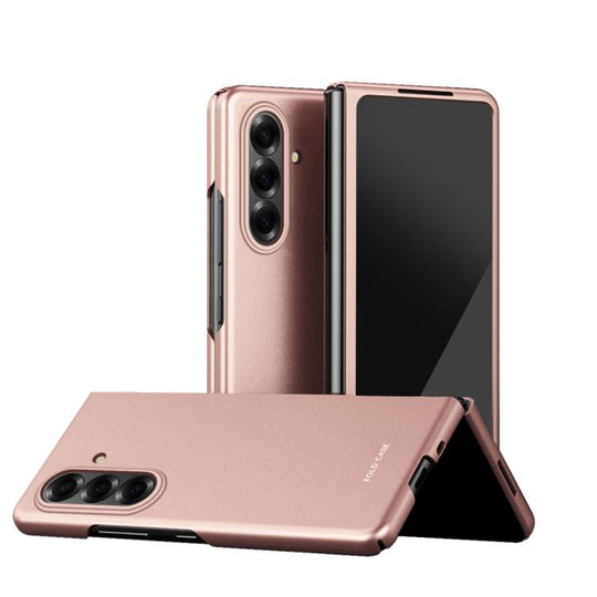 For Galaxy Z Fold8 Ultra 5G Skin Feel Electroplating PC Shockproof Phone Case(Pink)