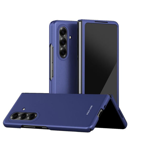 For Galaxy Z Fold8 Ultra 5G Skin Feel Electroplating PC Shockproof Phone Case(Blue)
