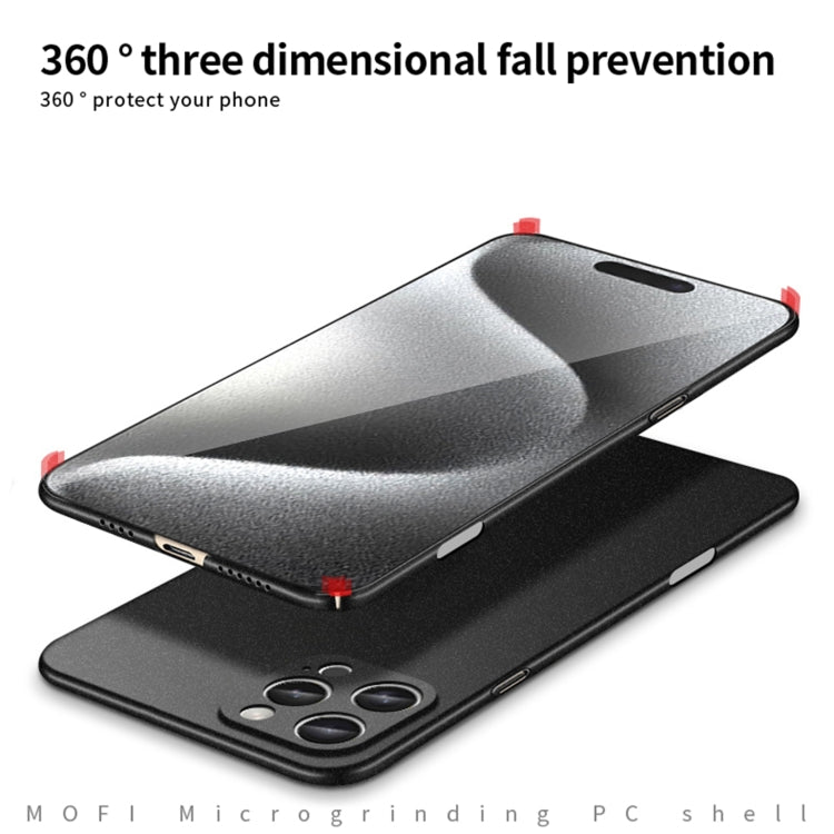 For iPhone 16 Pro Max MOFI Fandun Series Frosted PC Ultra-thin All-inclusive Phone Case(Red) by MOFI
