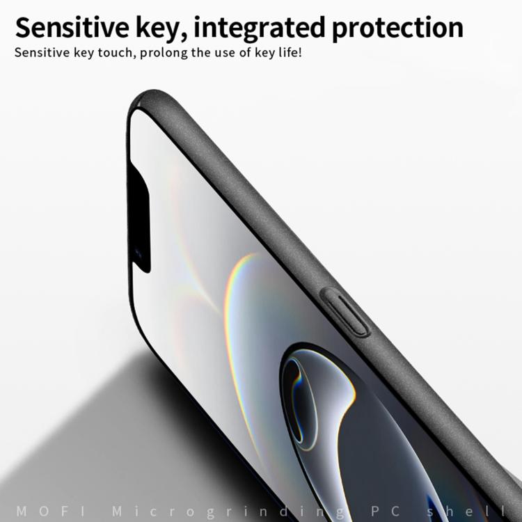 For iPhone 16e MOFI Fandun Series Frosted PC Ultra-thin All-inclusive Phone Case(Green) - iPhone 16e Cases by MOFI | Online Shopping UK | buy2fix