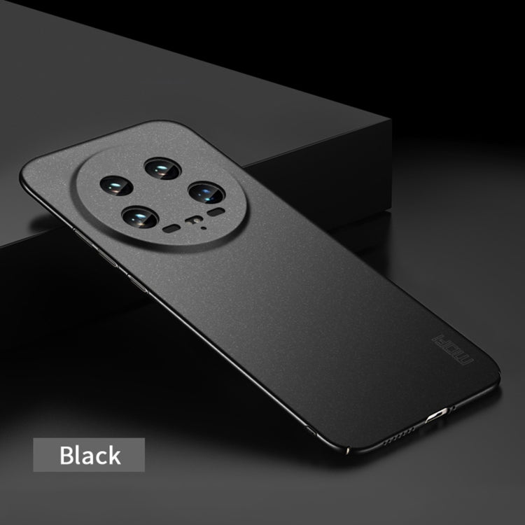 For Xiaomi 14 Ultra MOFI Fandun Series Frosted PC Ultra-thin All-inclusive Phone Case(Black) - 14 Ultra Cases by MOFI | Online Shopping UK | buy2fix