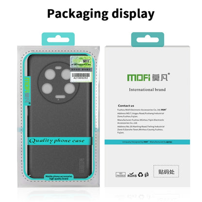 For Xiaomi 14 Ultra MOFI Fandun Series Frosted PC Ultra-thin All-inclusive Phone Case(Gray) - 14 Ultra Cases by MOFI | Online Shopping UK | buy2fix