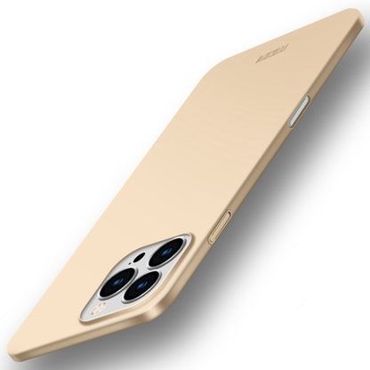 For iPhone 16 Pro MOFI Frosted PC Ultra-thin Hard Phone Case(Gold) - iPhone 16 Pro Cases by MOFI | Online Shopping UK | buy2fix