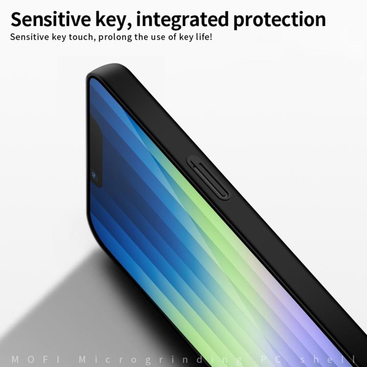 For iPhone 16e MOFI Frosted PC Ultra-thin Hard Phone Case(Black) - iPhone 16e Cases by MOFI | Online Shopping UK | buy2fix