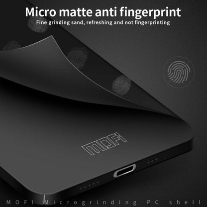 For iPhone 16e MOFI Frosted PC Ultra-thin Hard Phone Case(Black) - iPhone 16e Cases by MOFI | Online Shopping UK | buy2fix
