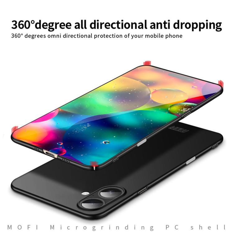 For iPhone 17 MOFI Frosted PC Ultra-thin Hard Phone Case(Blue) - iPhone 17 Cases by MOFI | Online Shopping UK | buy2fix