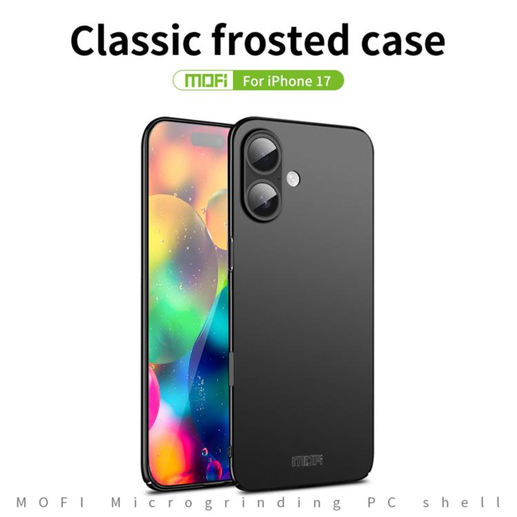 For iPhone 17 MOFI Frosted PC Ultra-thin Hard Phone Case(Red) - iPhone 17 Cases by MOFI | Online Shopping UK | buy2fix