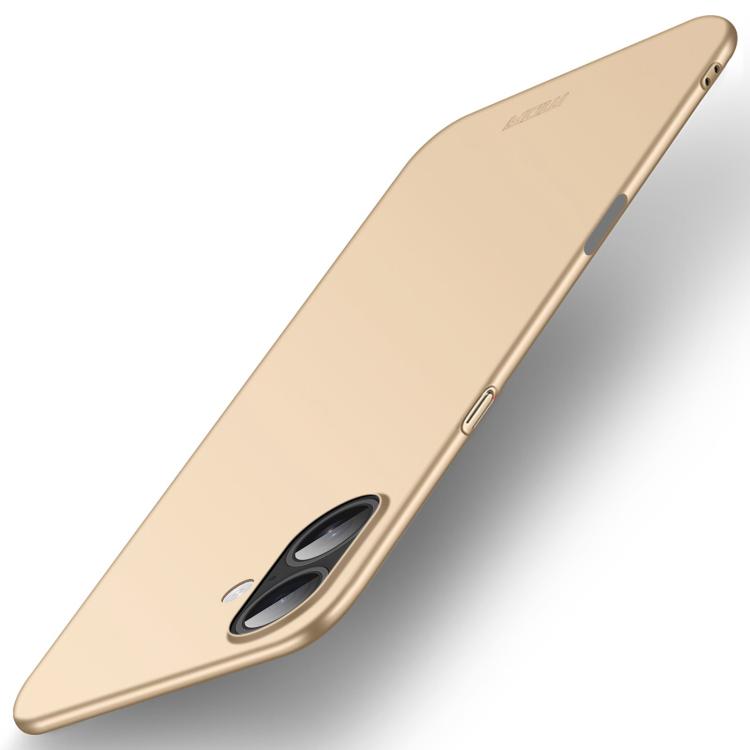 For iPhone 17 MOFI Frosted PC Ultra-thin Hard Phone Case(Gold) - iPhone 17 Cases by MOFI | Online Shopping UK | buy2fix