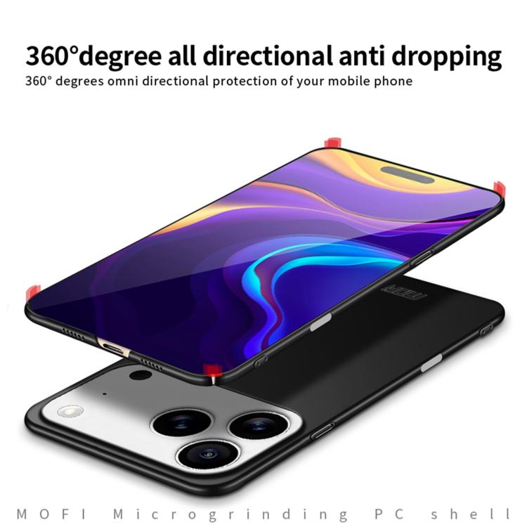 For iPhone 17 Pro Max MOFI Frosted PC Ultra-thin Hard Phone Case(Rose Gold) - iPhone 17 Pro Max Cases by MOFI | Online Shopping UK | buy2fix