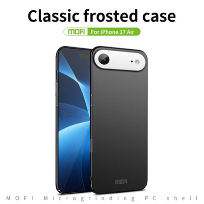 For iPhone 17 Air MOFI Frosted PC Ultra-thin Hard Phone Case(Blue) - iPhone 17 Air Cases by MOFI | Online Shopping UK | buy2fix