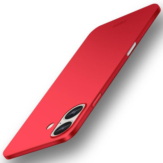 For iPhone 18 MOFI Frosted PC Ultra-thin Hard Phone Case(Red)
