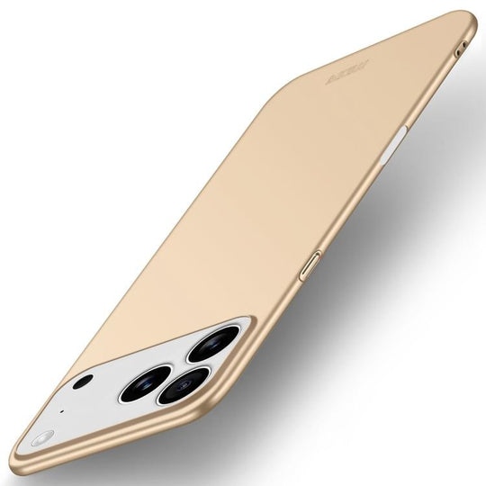 For iPhone 18 Pro MOFI Frosted PC Ultra-thin Hard Phone Case(Gold)
