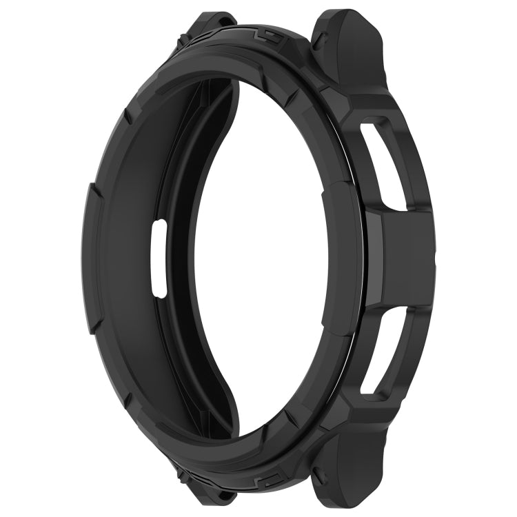 For Samsung Galaxy Watch 6 Classic 43mm Rotating Ring + TPU Armor Watch Protective Case(Black) by buy2fix