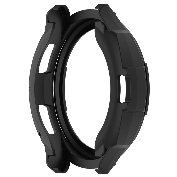 For Samsung Galaxy Watch 6 Classic 47mm Rotating Ring  + TPU Armor Watch Protective Case(Black) - Watch Cases by buy2fix | Online Shopping UK | buy2fix