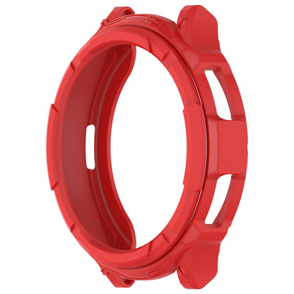 For Samsung Galaxy Watch 6 Classic 47mm Rotating Ring + TPU Armor Watch Protective Case(Red) by buy2fix