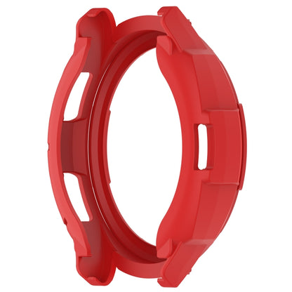 For Samsung Galaxy Watch 6 Classic 47mm Rotating Ring + TPU Armor Watch Protective Case(Red) by buy2fix