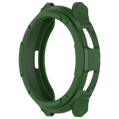For Samsung Galaxy Watch 6 Classic 47mm Rotating Ring + TPU Armor Watch Protective Case(Green) by buy2fix