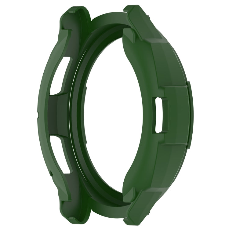 For Samsung Galaxy Watch 6 Classic 47mm Rotating Ring + TPU Armor Watch Protective Case(Green) by buy2fix