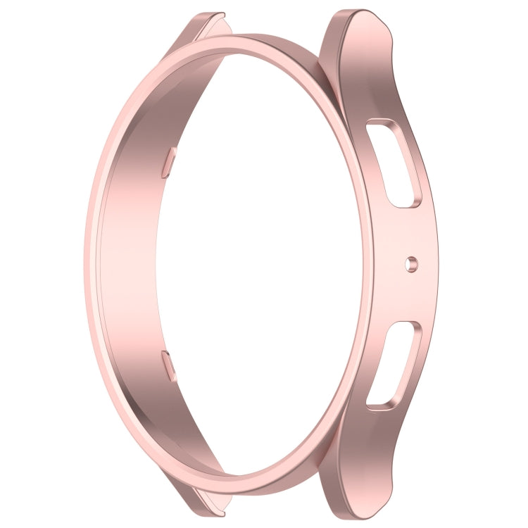 For Samsung Galaxy Watch 6 44mm Half Coverage Hollow PC Watch Protective Case(Rose Gold) - Watch Cases by buy2fix | Online Shopping UK | buy2fix