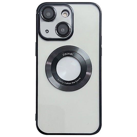 For iPhone 13 Electroplating Magsafe TPU Phone Case(Black) by buy2fix