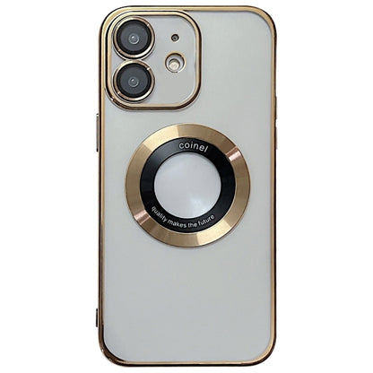 For iPhone 11 Magsafe Electroplating TPU Phone Case(Gold) - iPhone 11 Cases by buy2fix | Online Shopping UK | buy2fix