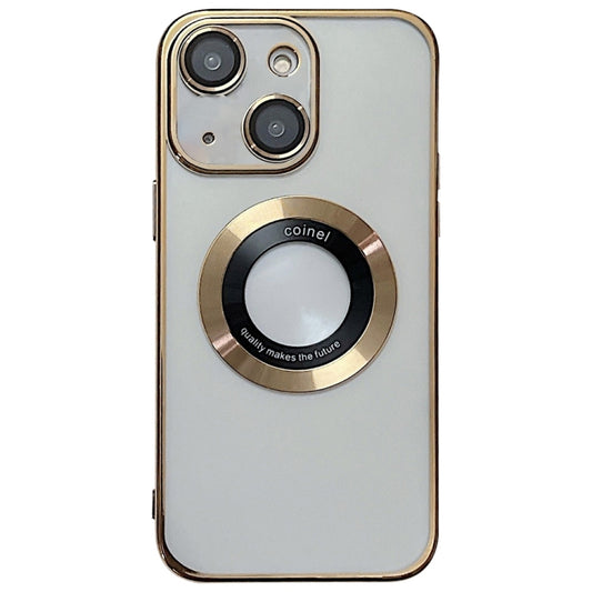 For iPhone 15 Magsafe Electroplating TPU Phone Case(Golden) - iPhone 15 Cases by buy2fix | Online Shopping UK | buy2fix
