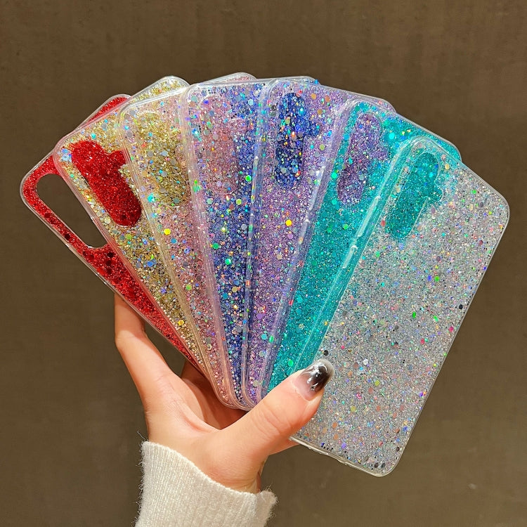 For Samsung Galaxy S25 Ultra 5G Glitter Sequins Epoxy TPU Phone Case(Green) by buy2fix