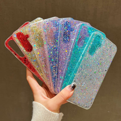 For Samsung Galaxy S25 Ultra 5G Glitter Sequins Epoxy TPU Phone Case(Green) by buy2fix